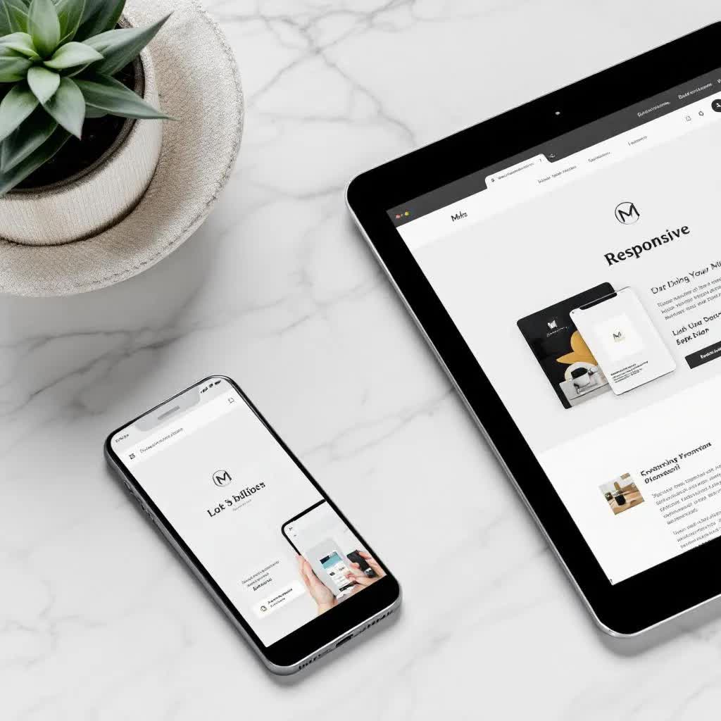 Адаптивный дизайн на устройствах